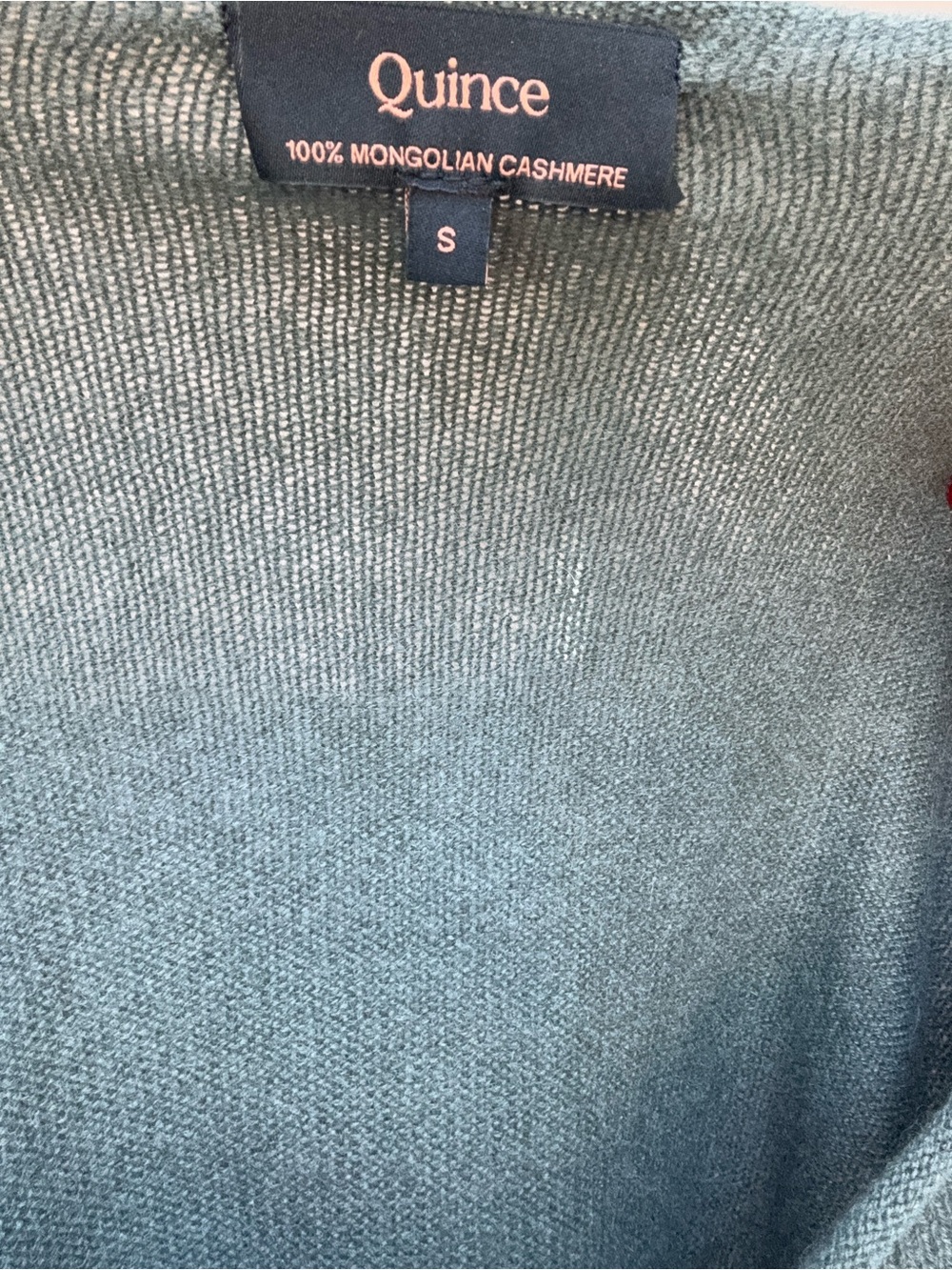 Quince Olive Green Mongolian Cashmere Sweater - Picture 3 of 3